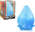 Jouet squishy en maltose bleu en forme de goutte d'eau pour soulager le stress et jouer - Bleu lac
