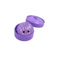 Simpatico giocattolo spremibile baozi di Halloween viola glitterato nel mini vapore - Simpatico Viso Sorridente Q (Cesto Viola) / Viola