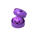Halloween lila Squishy-Brötchen-Spielzeug in einem Mini-Dampfkorb für Stressabbau - 1 Stück / Lila