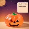 Squishy zucca di Halloween arancione glitterata ideale come regalo antistress - Testa di Zucca (Arancione) / 1 Pezzo (Sacchetto OPP)