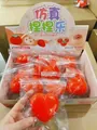 Jouet à presser en forme de cœur rouge pour soulager le stress en boîte cadeau - Cœur Fluide / 1 Piece/Pack (With PVC Bag)