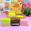Colorful macaron sandwich biscuit slow rebound squishy stress relief toys for kids and adults. - Square Sandwich Biscuit Style / Box of 6 (With Small Gift)