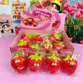 Aardbei slow rising squishy speelgoed set voor stressverlichting in displaydoos. - Aardbei Squishy Stijl