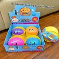 15cm Glitzer-Perlen-Squishy-Brot-Spielzeugset mit Dampfgarer-Box zum Stressabbau - Glitzerperlen Brötchen Stil (Gratis Geschenk) / 15cm Größe