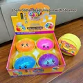 15cm Jumbo Einhorn Glitzer Squishy Spielzeug Set mit gelbem Dampfkorb zum Stressabbau - Glitzerperlen Einhorn Stil (Gratis Geschenk) / 15cm Größe