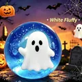 Jouet anti-stress fantôme d'Halloween brillant dans une sphère bleue translucide - Pack de 5.5cm / Bleu (Fantôme)