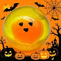 Jouet squishy citrouille Halloween, balle de décompression lumineuse à rebond lent - Pack de 5.5cm / Orange (Pumpkin)