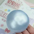 Balle anti-stress bleu métallique avec finition nacrée pour la relaxation et le calme - Balle Nacrée Fait à la Main / 6cm / Bleu