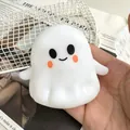 Lindo fantasma blanco squishy juguete antiestrés relleno de aceite de coco suave - Fantasma de Vaselina Blanco