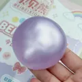 Balle anti-stress violette à texture métallique pour la détente et la décompression - Balle Nacrée Fait à la Main / 6cm / Violet