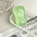 Juguete de descompresión blando verde translúcido con forma de fantasma para Halloween - Estilo Jabón / Verde Transparente