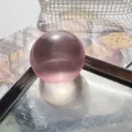 Palla giocattolo antistress rosa-viola da spremere per il gioco sensoriale e relax - Palla Fatta a Mano Stile Maltosio / 5cm / Rosa