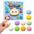 Set de juguetes fidget squishy dumpling misteriosos con caja de calendario bao bao - 9 Piezas/Paquete / Estilo de Caja Ciega Multicolor