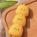Cute triple yellow pig squishy stress relief toy for relaxation and sensory play - Triple Dragon