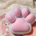 Jouet anti-stress géant patte de chat en peluche en rose et bleu pastel très mignon - Style Peluche Quatre Couleurs Arc-en-ciel Jumbo / Rose