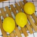 Pelotas antiestrés de limón amarillo juguetes sensoriales para aliviar la ansiedad - Juego de 3 / Estilo Limón