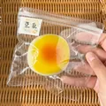Jumbo 10cm soy milk daifuku squishy toy ball for stress relief in a clear pouch - Soy Milk Bread Style / 1 Piece/Pack / Milky White