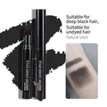 Stick di polvere per l'attaccatura dei capelli nero naturale per ritocco radici e fronte - 1.2g / Nero Naturale