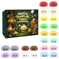 Calendario dell'avvento foresta magica di gnocchi con 24 colorati giocattoli squishy - Missione Misteriosa Dumpling (GJ879-01)