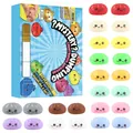 24-day mystery dumpling squishy advent calendar countdown box with colorful fidget toys - 24 Pcs Set / Blue Dumpling Style (GJ845)