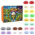 Set calendario dell'avvento mystery dumpling con 24 giocattoli antistress colorati - Missione Dumpling Pixel (GJ879-03)