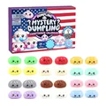 Calendario de adviento mystery dumpling 24 días con 24 mini juguetes fidget squishy - Caja Ciega Misterio Empanada 24 Días (GJ866-001)