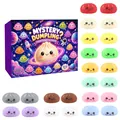 Calendario dell'Avvento Mystery Dumpling Squishy di 24 Giorni, Set di Giocattoli Antistress - Mistero Dumpling Spaziale (GJ879-04)
