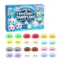 Calendario de adviento de juguetes squishy de dumplings misteriosos de 24 piezas - Caja Ciega Misterio Empanada 24 Días (GJ866-002)