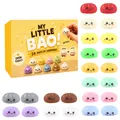 Calendario dell'Avvento da 24 pezzi squishy bao dumpling scatola misteriosa antistress - Tema My Little Bao (GJ880-06) / Set da 24
