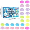 Coffret calendrier de l'avent Mystery Dumpling squishy fidget toy avec 24 pièces - Coffret Cadeau Blind Box 24 Pièces (GJ876-009)