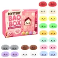 Calendario dell'Avvento Mystery Bao Box con 24 squishy a forma di baozi colorati - Tema Mystery Bao Box (GJ880-08) / Set da 24