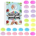 Calendrier de l'Avent 24 jours Mystery Dumpling avec un set de jouets squishy - Ensemble / Lot de 24 / Thème Couleur Dégradée (GJ874-005)
