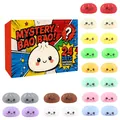 Calendario dell'avvento Mystery Bao Bao con 24 squishy colorati a forma di baozi - Stile Bao Dinamico (GJ879-10)