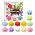 Calendario de adviento mystery dumpling con 9 juguetes sensoriales tipo squishy - Caja Sorpresa Dumpling (GJ862-002) / Juego de 9 Piezas