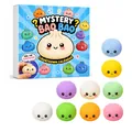 Assorted colorful mystery dumpling squishy fidget toys with countdown calendar gift box - Grid Blind Box / Style C