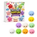 Set de calendario de cuenta regresiva Mystery Dumpling con 9 juguetes blandos de colores - Cuadrícula Caja Sorpresa / Estilo E