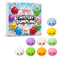 Set de calendario de adviento mystery dumpling con varios juguetes squishy de colores - Caja Sorpresa Dumpling (GJ862-005) / Juego de 9 Piezas