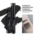 Professional natural black hairline contouring powder stick for seamless hair filling - 01 Black (Chinese Version)