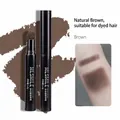 Waterproof natural brown hairline shadow stick for forehead contouring and root touch-up - 03 Coffee (Chinese Version)