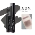 Gray-black hairline contour stick with sponge applicator for nose shadow and brow filling - 04 Gray-Black (Chinese Version)