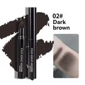 02 Dark brown hairline contour stick for natural filling and shading - 02# Dark Brown (English Version)