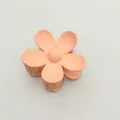 Molla per capelli a forma di fiore color pesca con finitura opaca per styling elegante - 7.5CM (Sfuso) / Colore loto