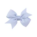 Soft lavender grosgrain ribbon bow hair clip accessory for babies and little girls - 5.50cm / Light Purple (307)