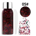 Détail du gel pailleté Julystar 05# avec des formes d'étoiles et applicateur blanc - N° 05 / Spécification Normale