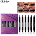 Schimmerndes 6-teiliges Lidschatten-Stift-Set mit verschiedenen Farbtönen für zartes Augen-Make-up - Stil A / Normale Spezifikation