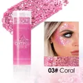 Stick glitterato rosa Clubday per viso e corpo, tonalità 03# Coral trucco in gel - rosa corallo