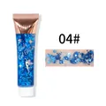 Ombretto in gel glitterato blu a scaglie di sirena variante 04# 18g - 04# Blu / 18g/Pezzo