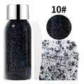Gel glitterato olografico Julystar tonalità 10# per il trucco del viso e del corpo. - 10# / taglia standard