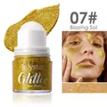 Julystar 07# Blazing Sol gel pailleté roll-on doré pour maquillage visage et corps - 07# Soleil Flamboyant