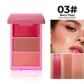 Λεπτομέρεια της παλέτας μακιγιάζ Julystar 03# Berry Tipsy 3 σε 1 για πρόσωπο - 03# Berry Tipsy (W-CZ-B033#3)